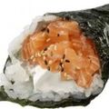 Salmon cheese tartar