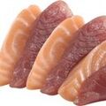 Sashimi mix salmon tuna