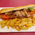 Sandwich parguit fries