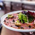 Beef carpaccio