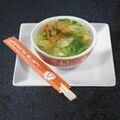 Raviolis soup