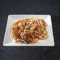 Chicken fritters noodles