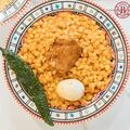 Corn harissa one person