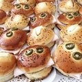 Mini bagel cold meat tray
