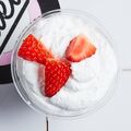 Straberry whipped cream
