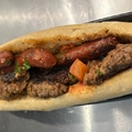 Keftas merguez sandwich