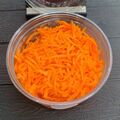 Grated carrots