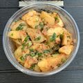 Potatoes and harissa