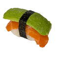 Salmon avocado sushi