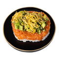 Salmon tartar rice