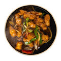 Basil and spicy sauce shrimp