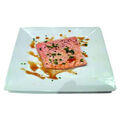Flashed salmon steak