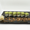 Avocado rolls salmon avocado