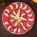 Beef carpaccio