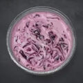 Red cabbage with mayonnaise