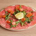 Beef carpaccio