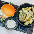 Burger salmon
