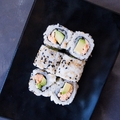 Cooked salmon avocado