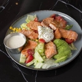Cesar salad salmon