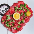 Bresaola carpaccio with truffle