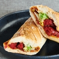 Merguez harissa sandwich
