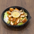 Breaded chicken cesar salad