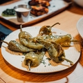Pimiento del padron and salt