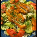 Breaded Chicken Caesar Salad