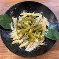 Penne with pistachio pesto