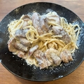 Penne with porcini mushrooms