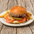 Hamburger 250g + drink