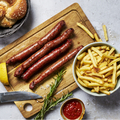 Merguez on the Grill