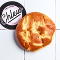 Pretzel bread with onions