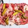 Tall cold meat tray