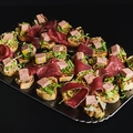 Toasts with foie gras