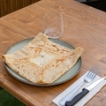 Savory Emmental crepe