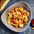 Sweet and sour chicken fritters